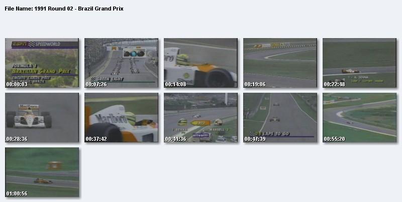 Formula 1 - 1991 Round 02 - Brazil Grand Prix DVD