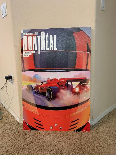 2019 F1 FORMULA 1 FERRARI CANADA GRAND PRIX RACE POSTER MERCEDES RICCIARDO VETTEL HAMILTON