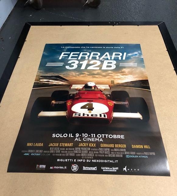 FERRARI 312B F1 GRAND PRIX RACE MOVIE POSTER