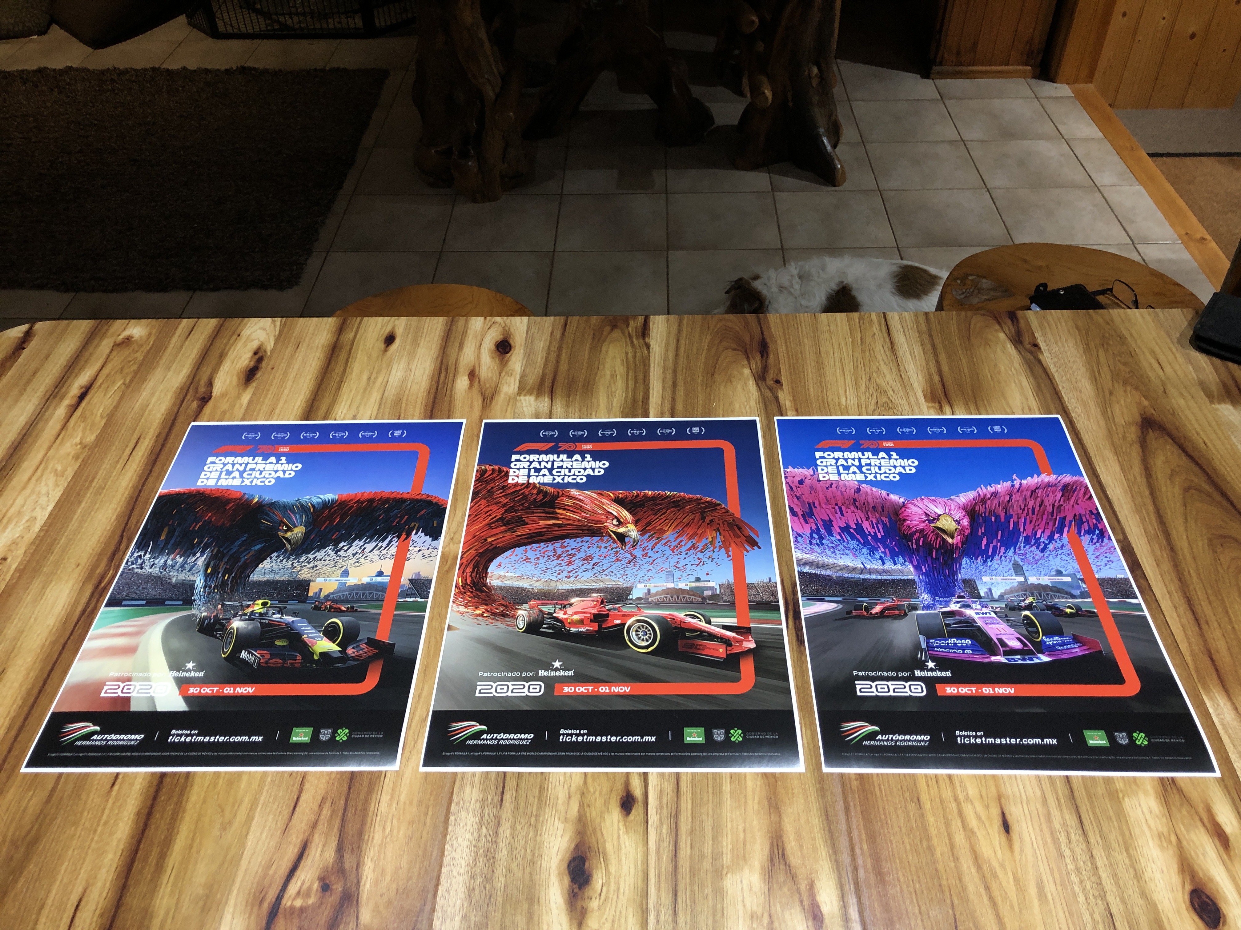 2020 MEXICO GRAND PRIX POSTER SET