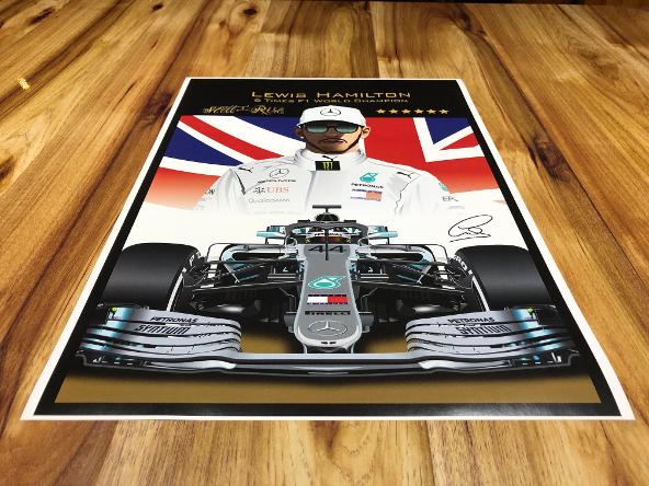 lewis hamilton f1 grand prix race helmet poster print mercedes