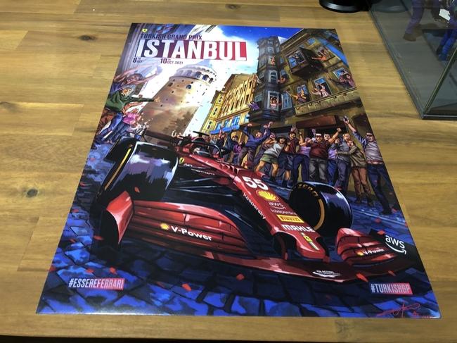 Race 16 2021 Turkey grand prix cover art race poster
